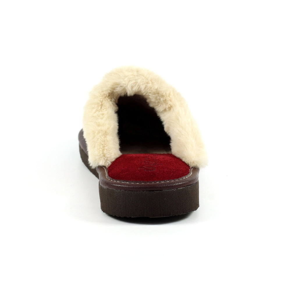 Lazy Dogz Otto Burgundy Suede Slipper