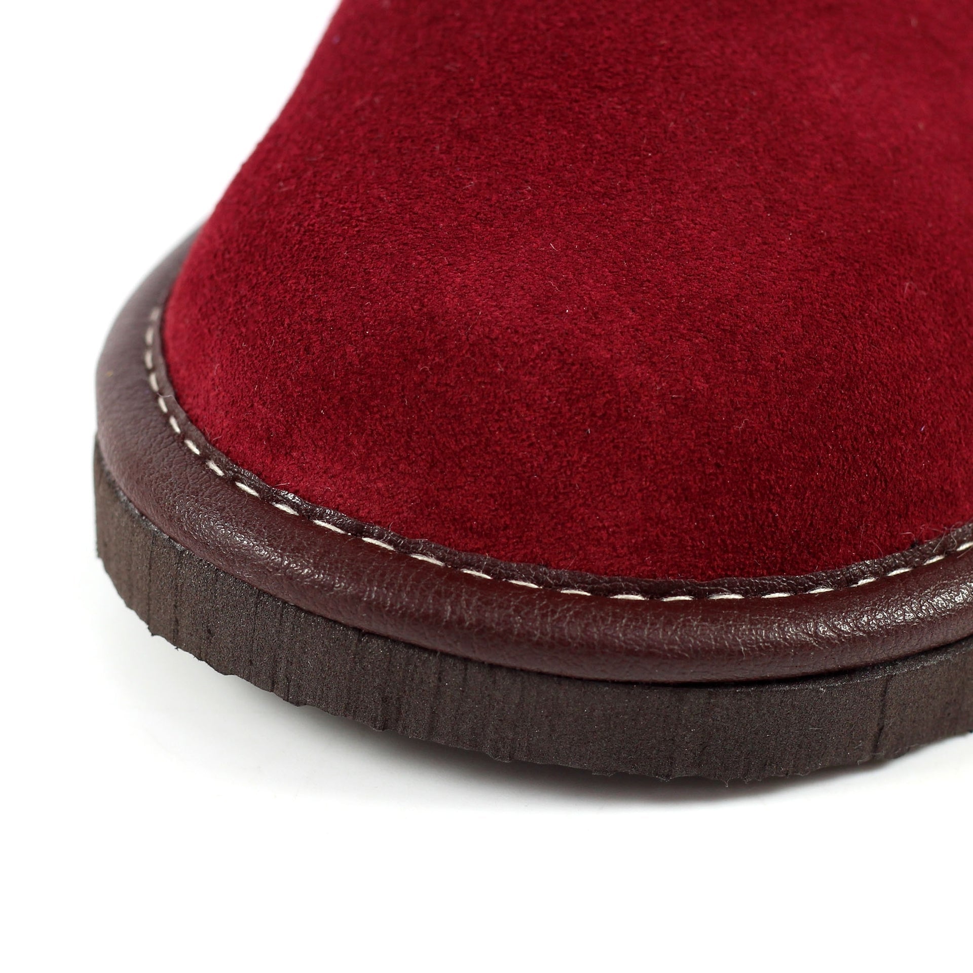Lazy Dogz Otto Burgundy Suede Slipper