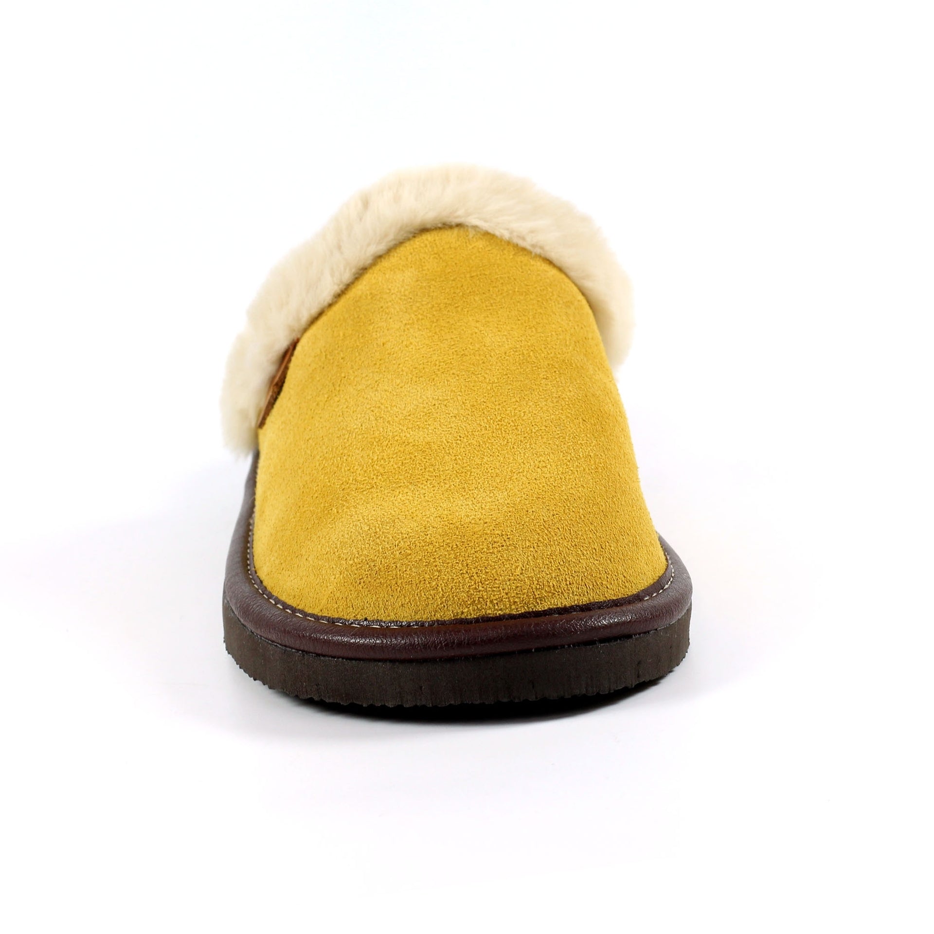 Lazy Dogz Otto Mustard Suede Slipper