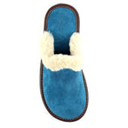 Lazy Dogz Otto Petrol Suede Slipper