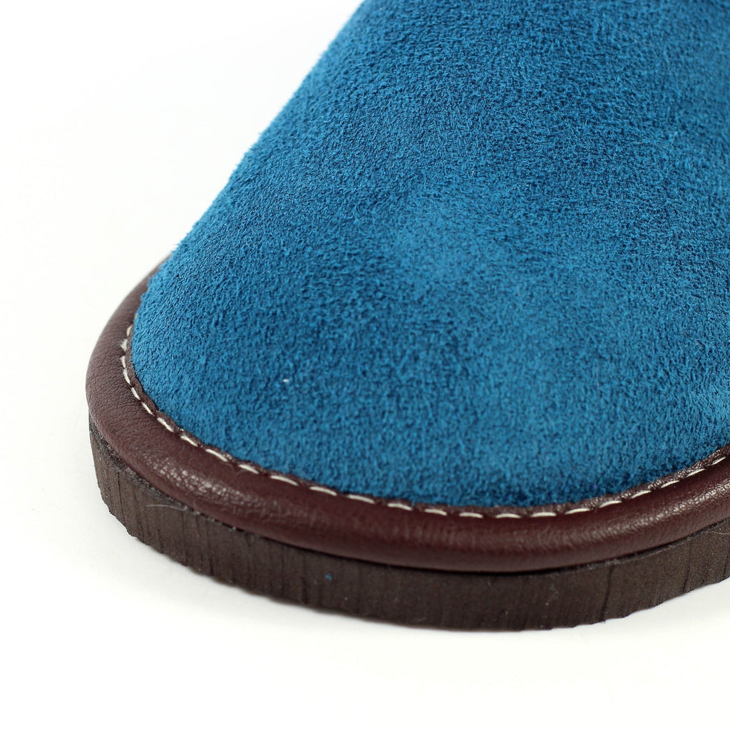 Lazy Dogz Otto Petrol Suede Slipper