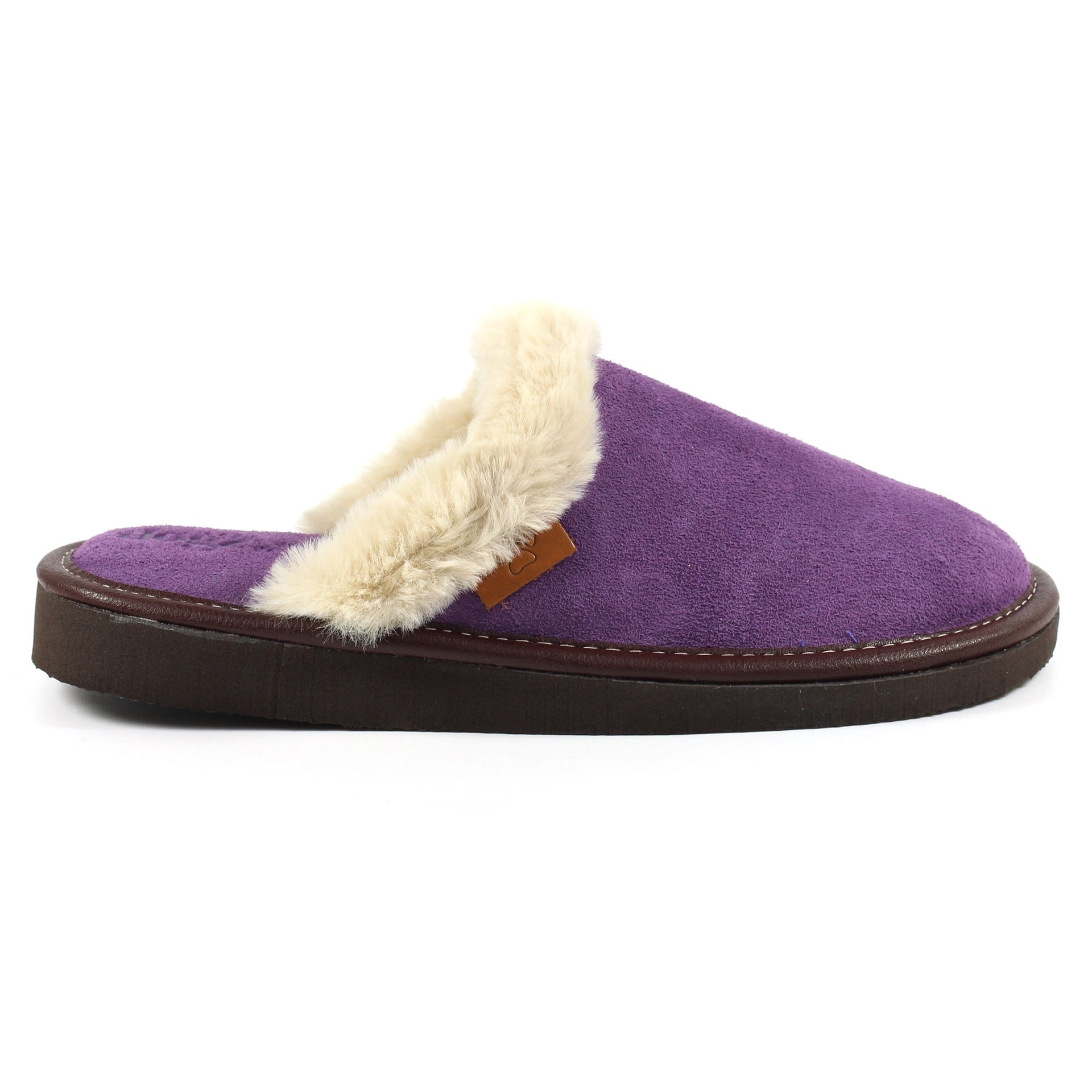 Lazy Dogz Otto Purple Suede Slipper