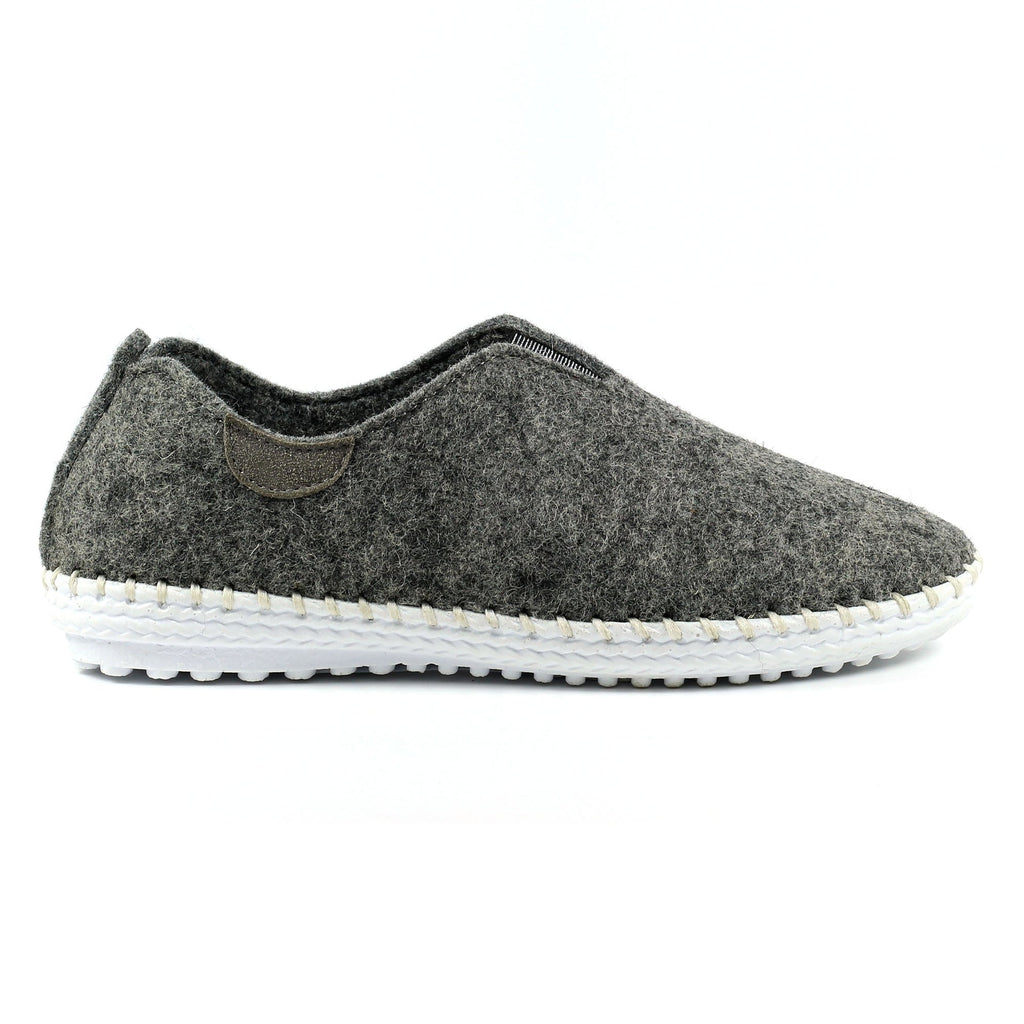 Colette Grey Full Slipper