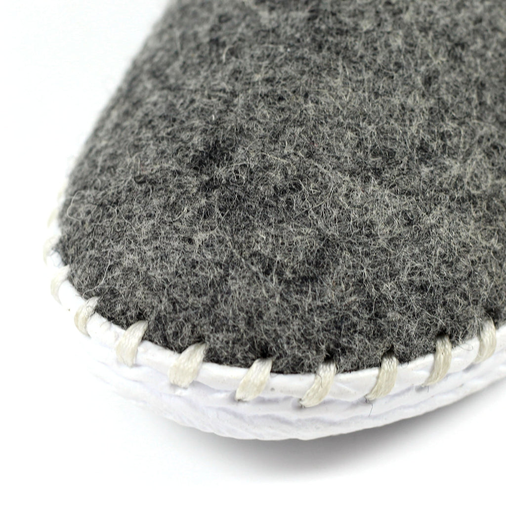 Colette Grey Full Slipper