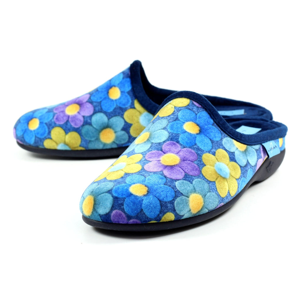 Cameo Blue Mule Slipper