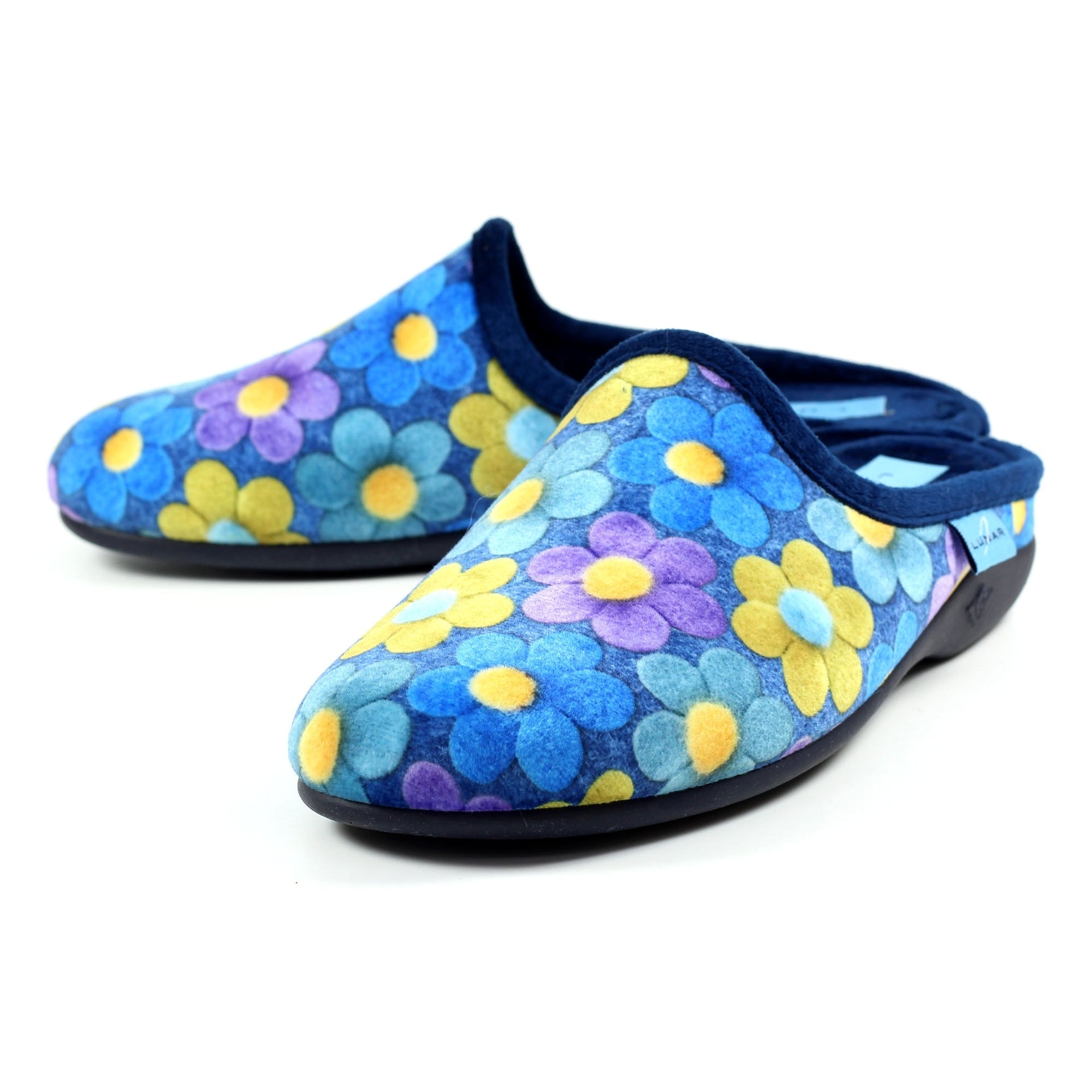 Cameo Blue Mule Slipper