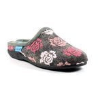 Empire Grey Mule Slipper