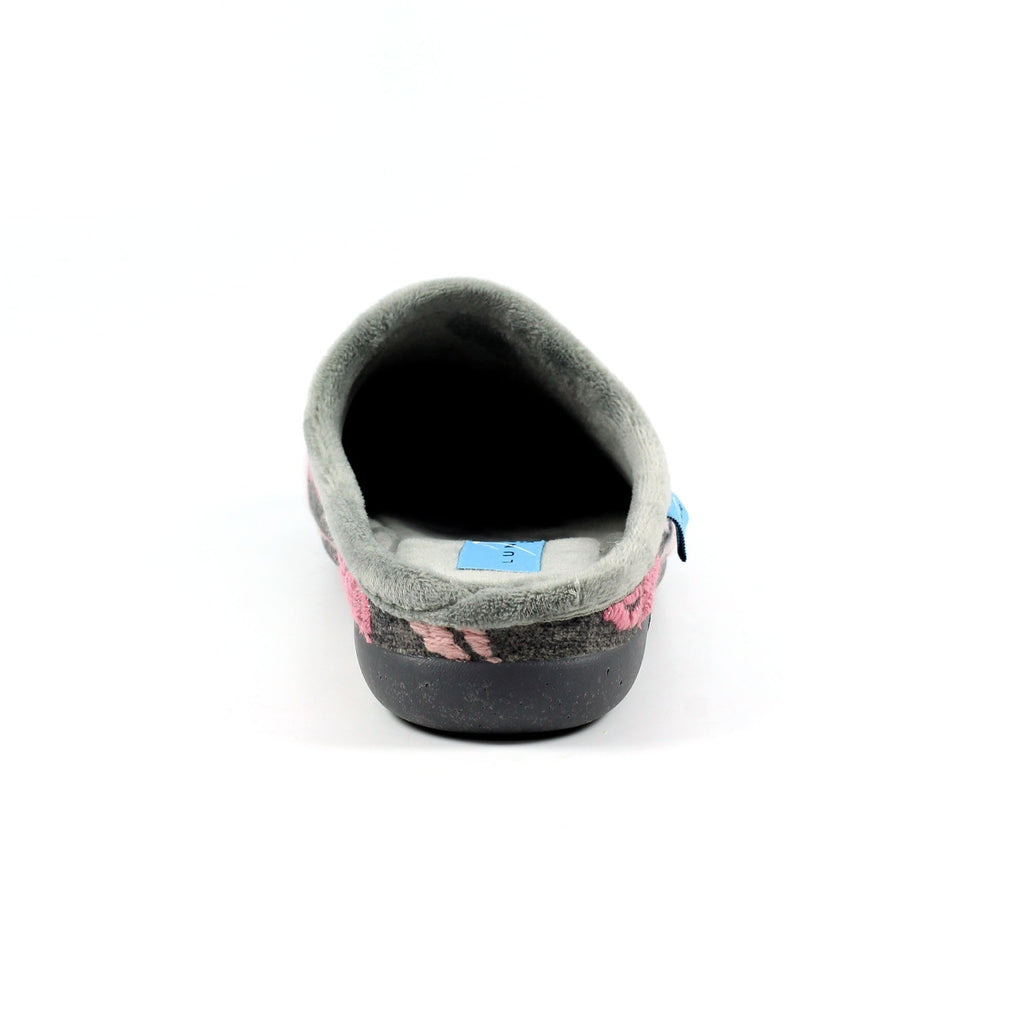 Empire Grey Mule Slipper