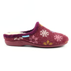 Juniper Burgundy Mule Slipper