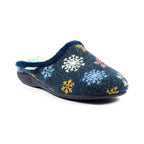 Juniper Navy Mule Slipper