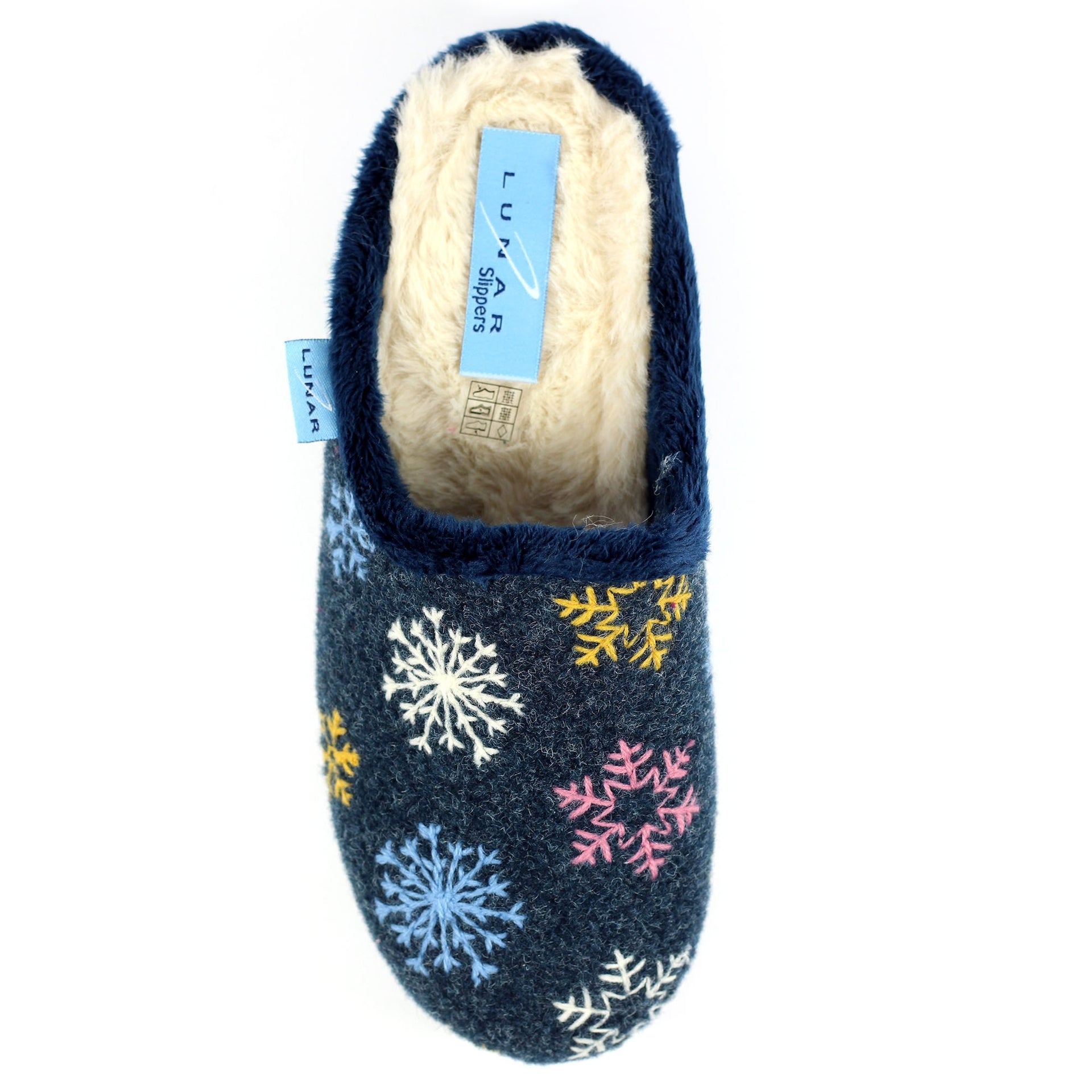 Juniper Navy Mule Slipper
