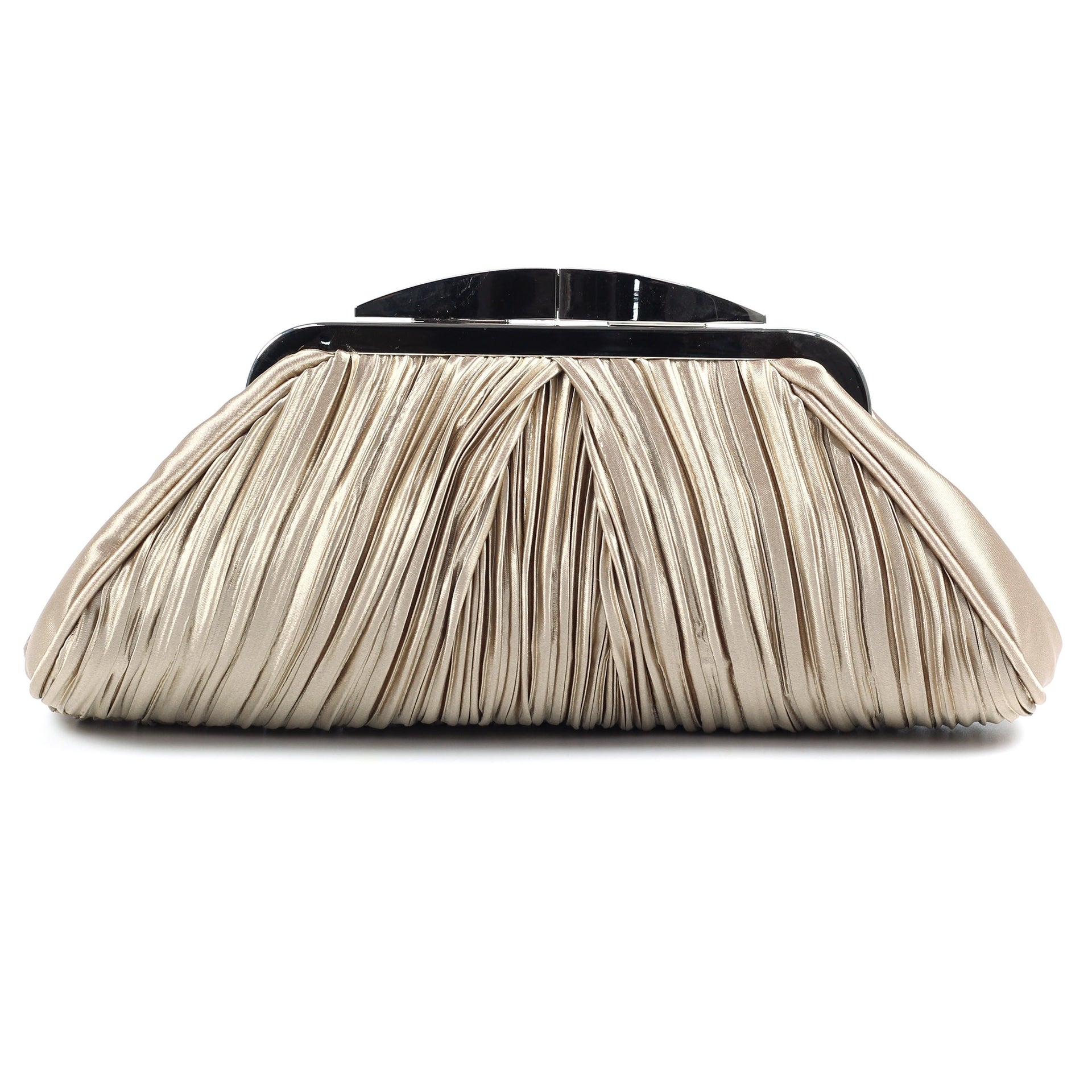 Sienna II Champagne Clutch Bag