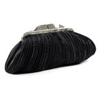 Sienna II Black Clutch Bag