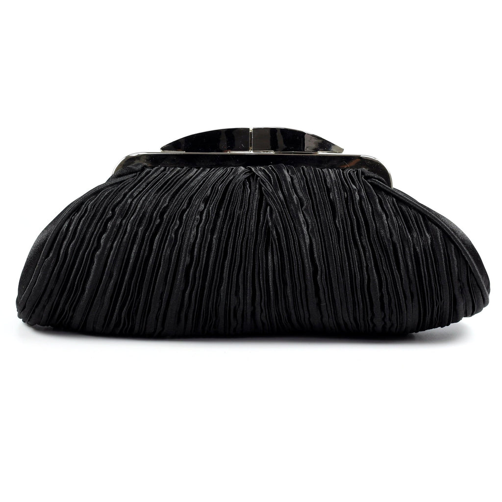Sienna II Black Clutch Bag