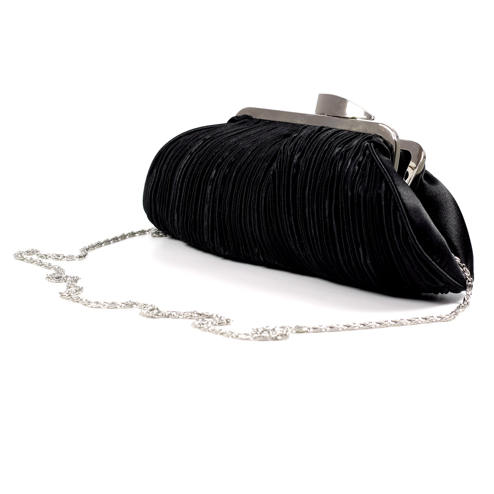 Sienna II Black Clutch Bag