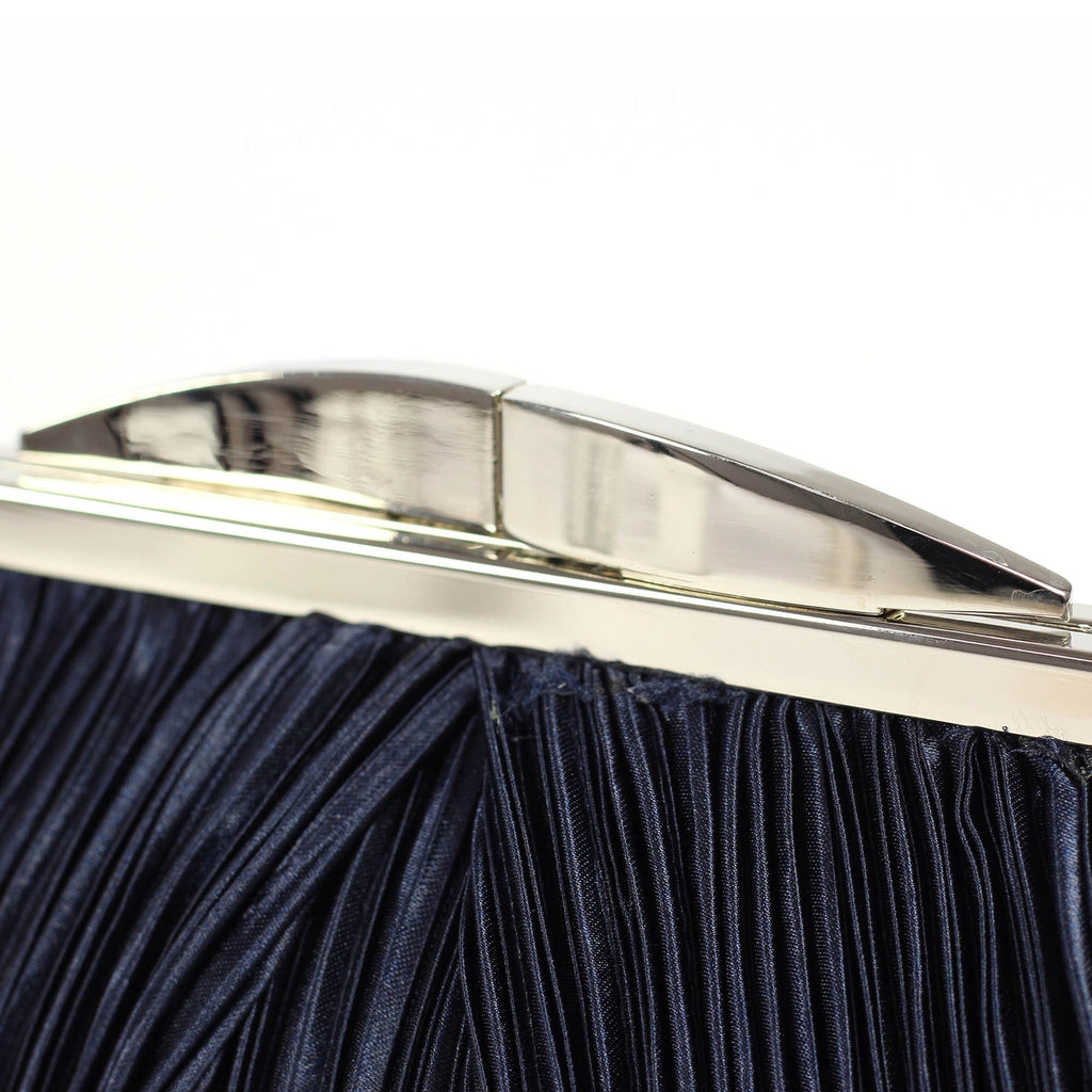 Sienna II Navy Clutch Bag