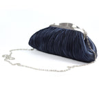 Sienna II Navy Clutch Bag