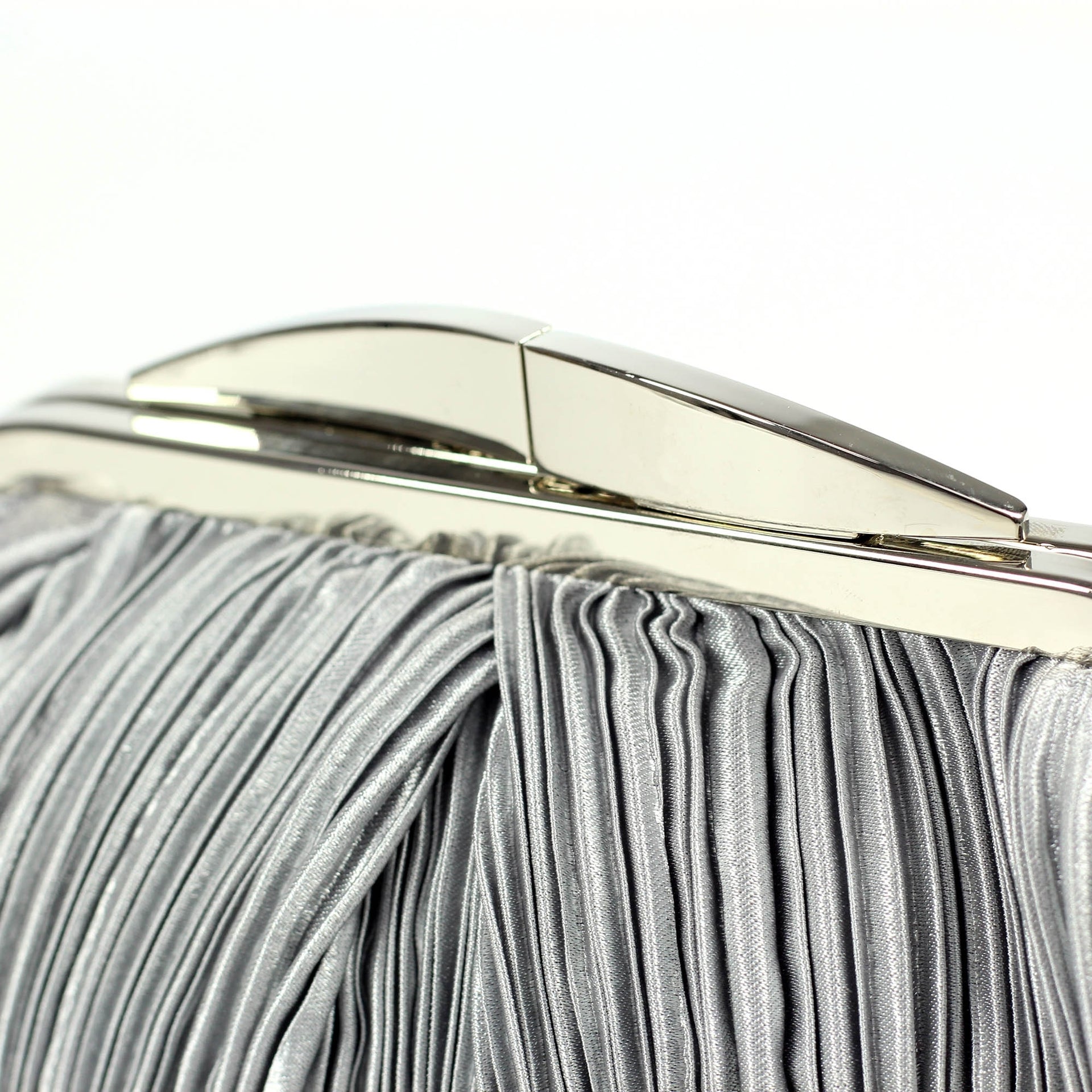 Sienna II Light Grey Clutch Bag