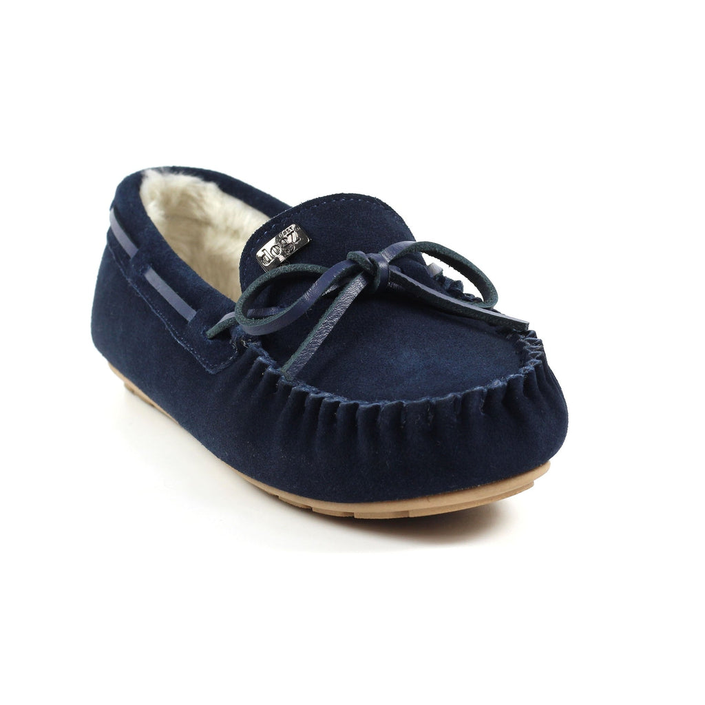 Lazy Dogz Portree Navy Slipper