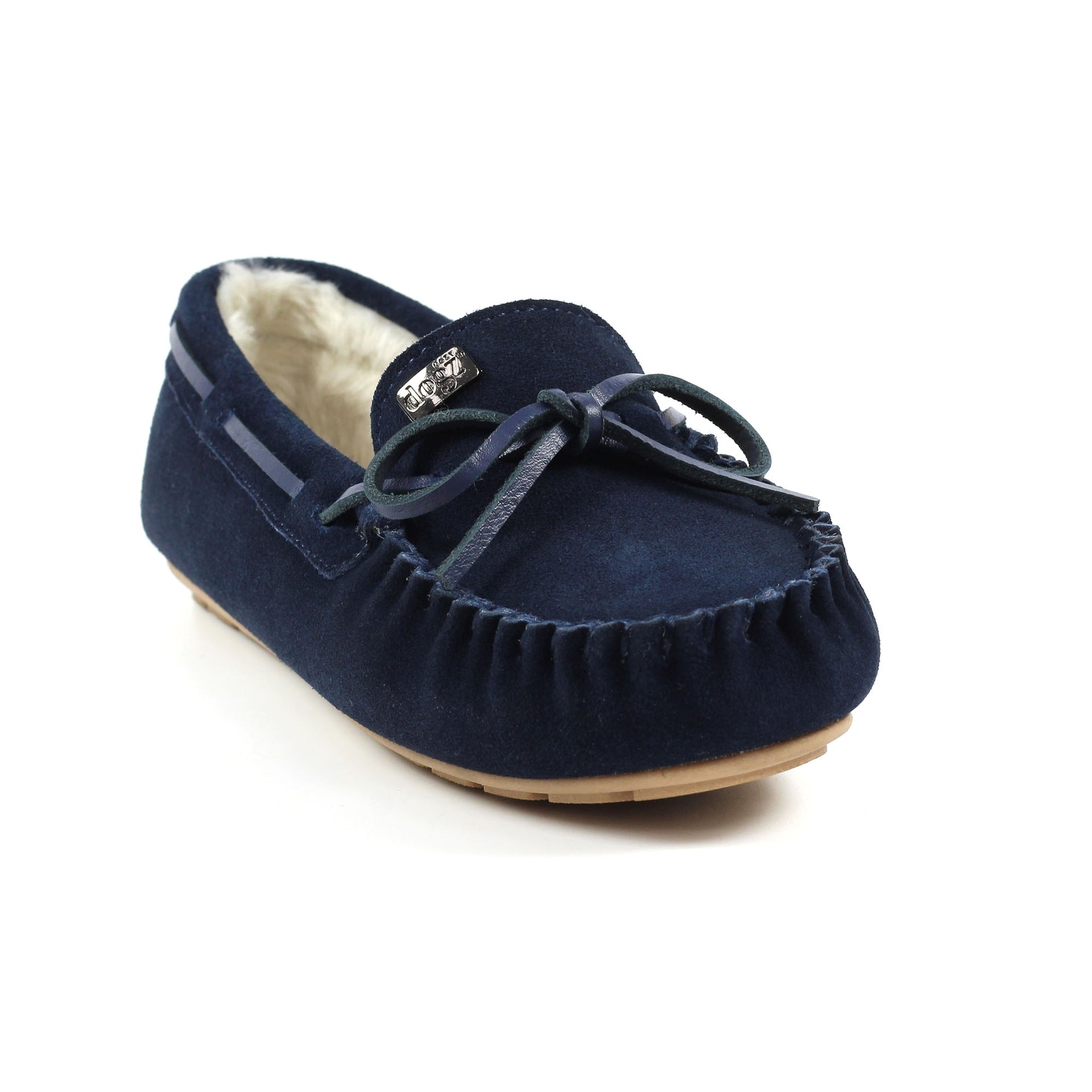 Lazy Dogz Portree Navy Slipper