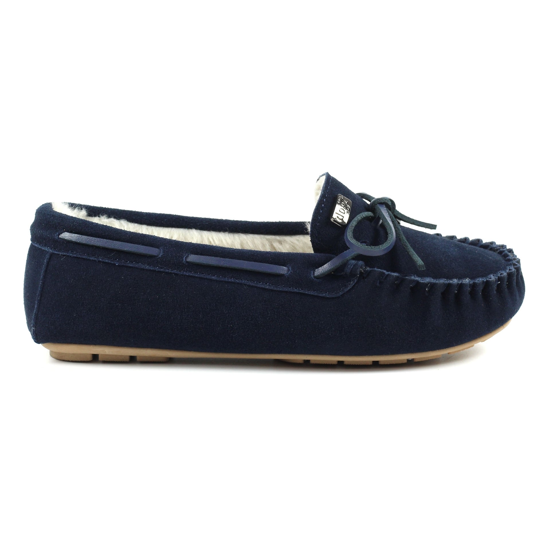 Lazy Dogz Portree Navy Slipper