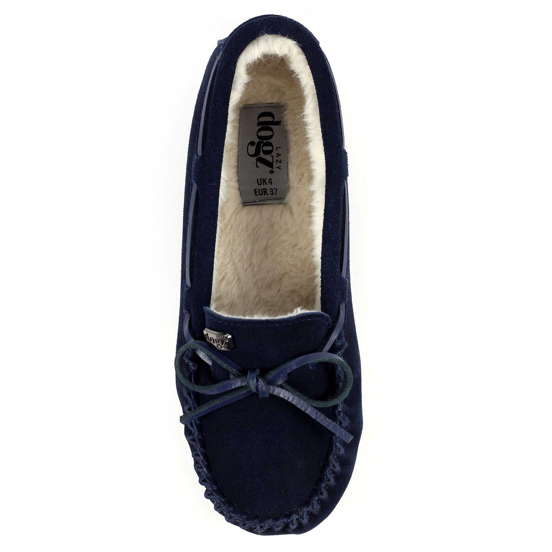 Lazy Dogz Portree Navy Slipper