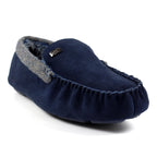 Lazy Dogz Mens Worley Navy Slipper