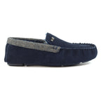 Lazy Dogz Mens Worley Navy Slipper