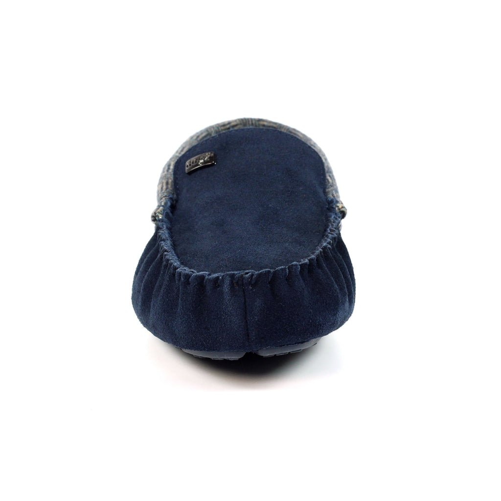 Lazy Dogz Mens Worley Navy Slipper
