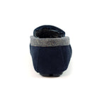 Lazy Dogz Mens Worley Navy Slipper
