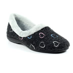 Sandino Black Slipper
