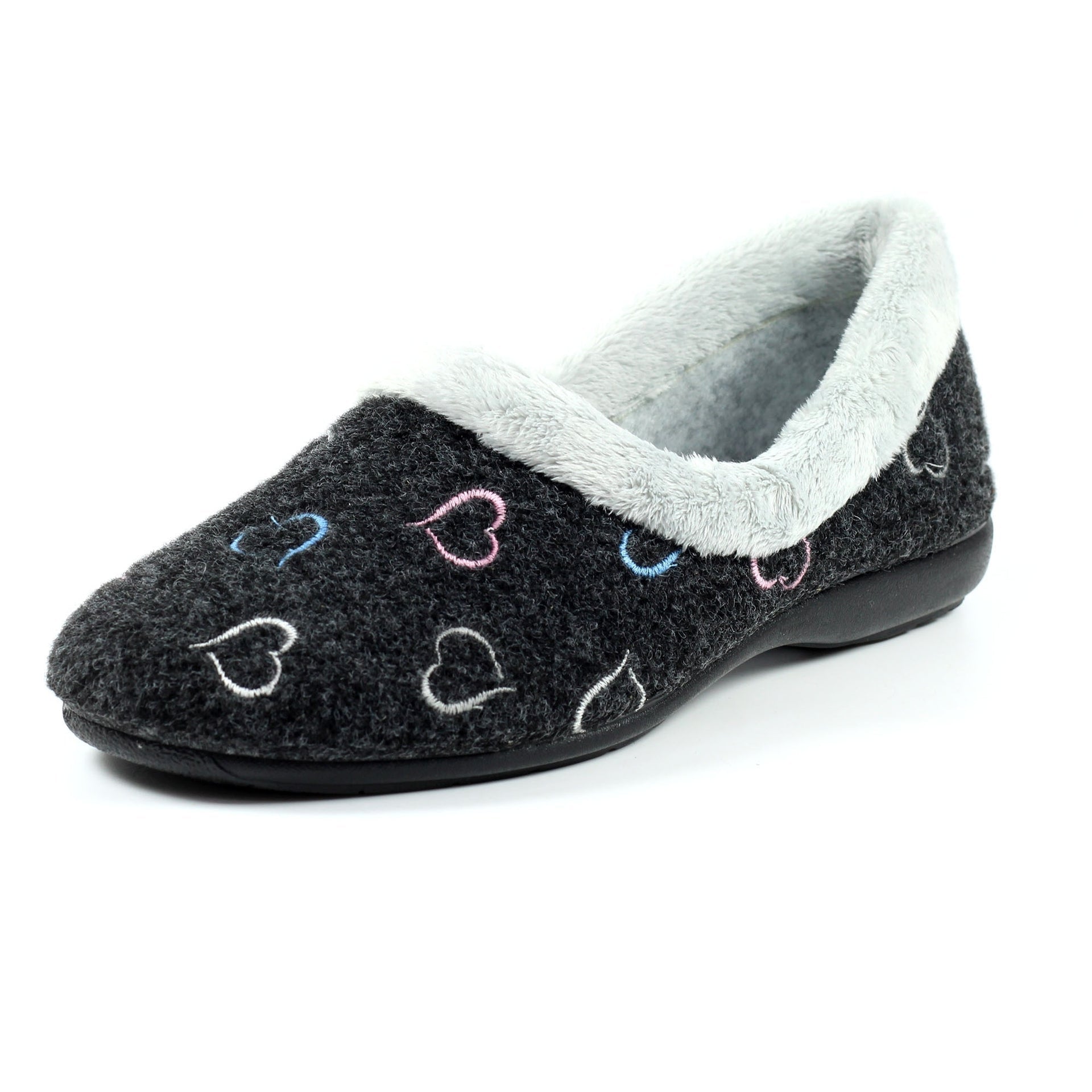 Sandino Black Slipper