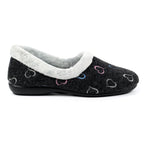 Sandino Black Slipper