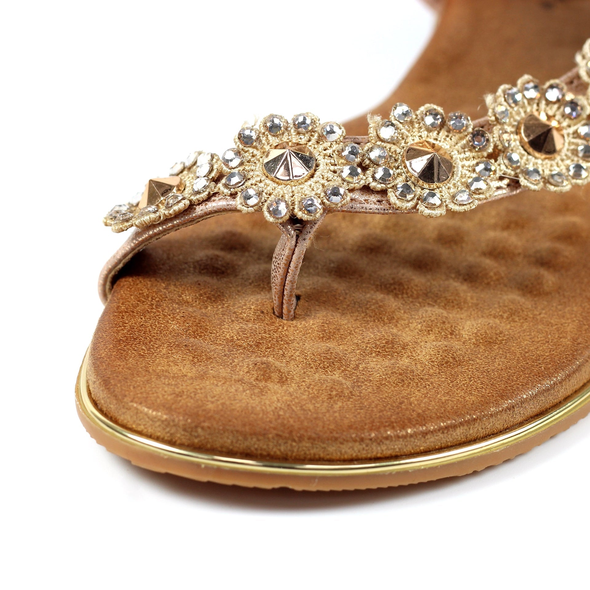 Charlotte II Rose Gold Sandal