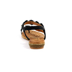 Charlotte II Black Sandal
