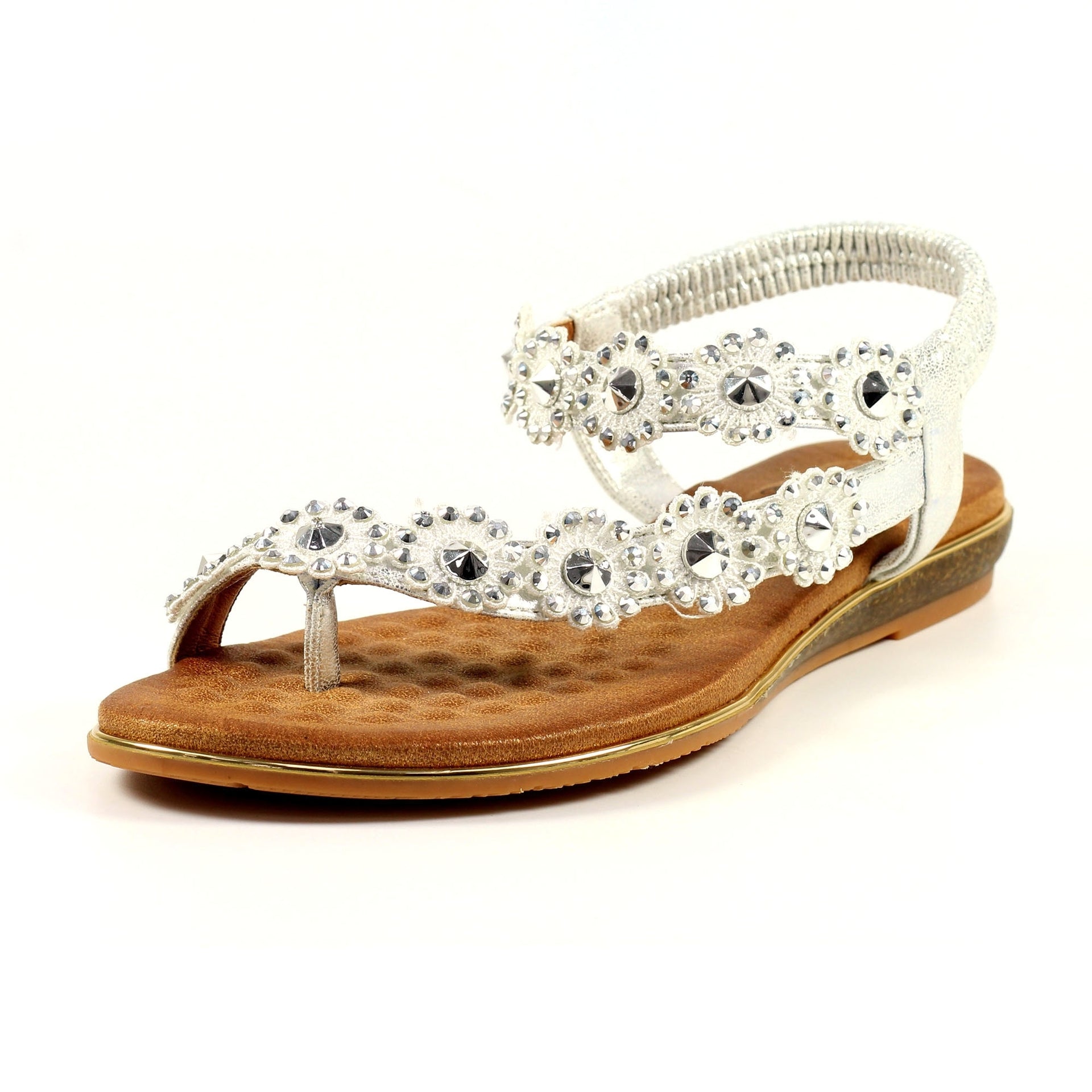 Charlotte II Silver Sandal