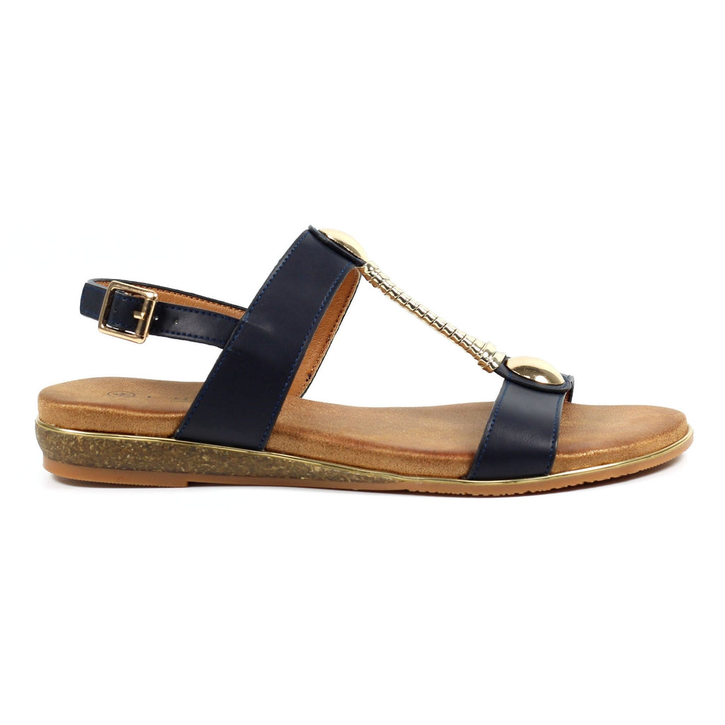 Renoir Navy Sandal