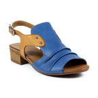 Jaden Blue Leather Sandal