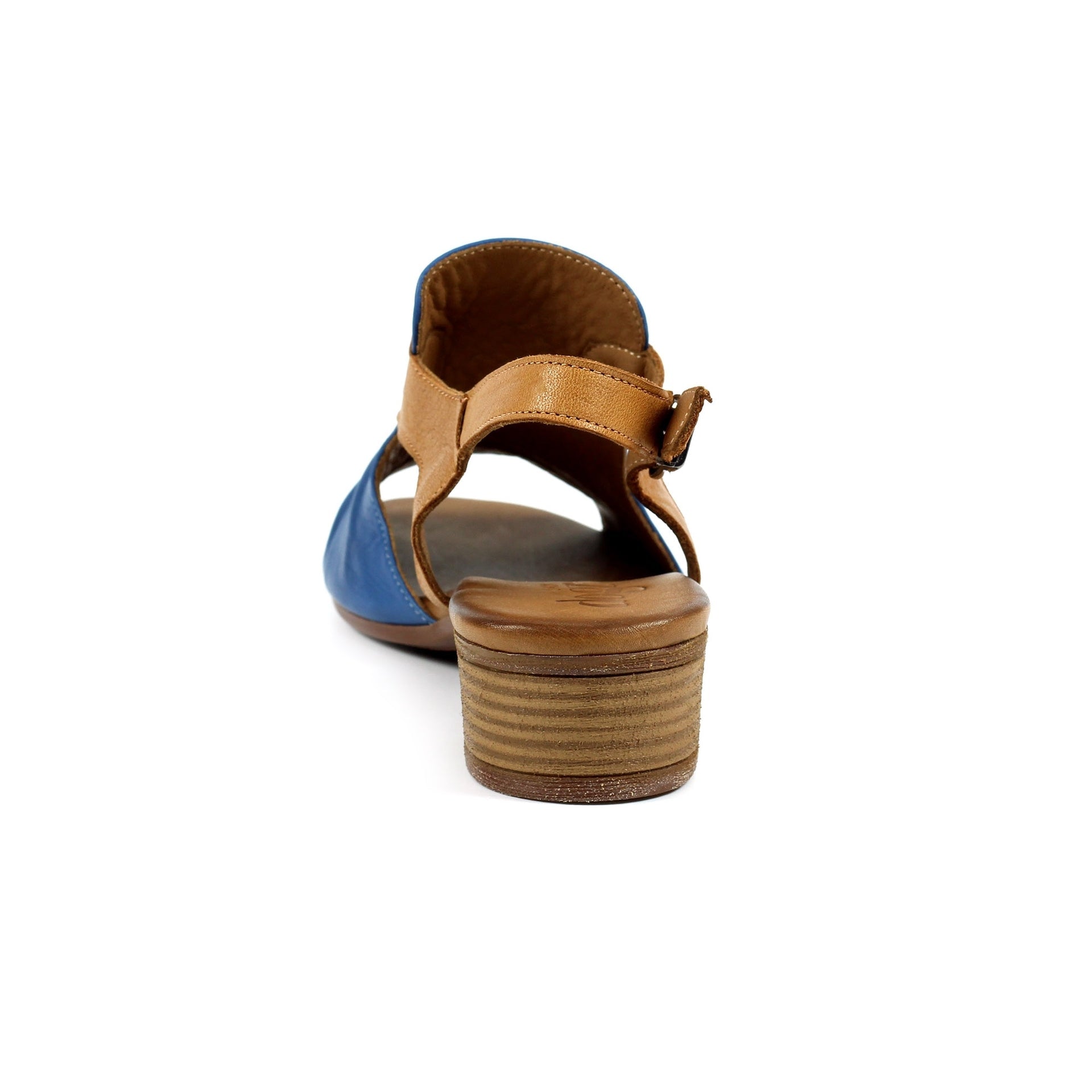 Jaden Blue Leather Sandal