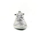 St. Ives Metallic Silver Plimsoll