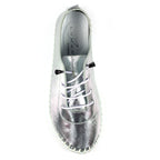 St. Ives Metallic Silver Plimsoll