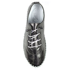 St. Ives Metallic Pewter Plimsoll