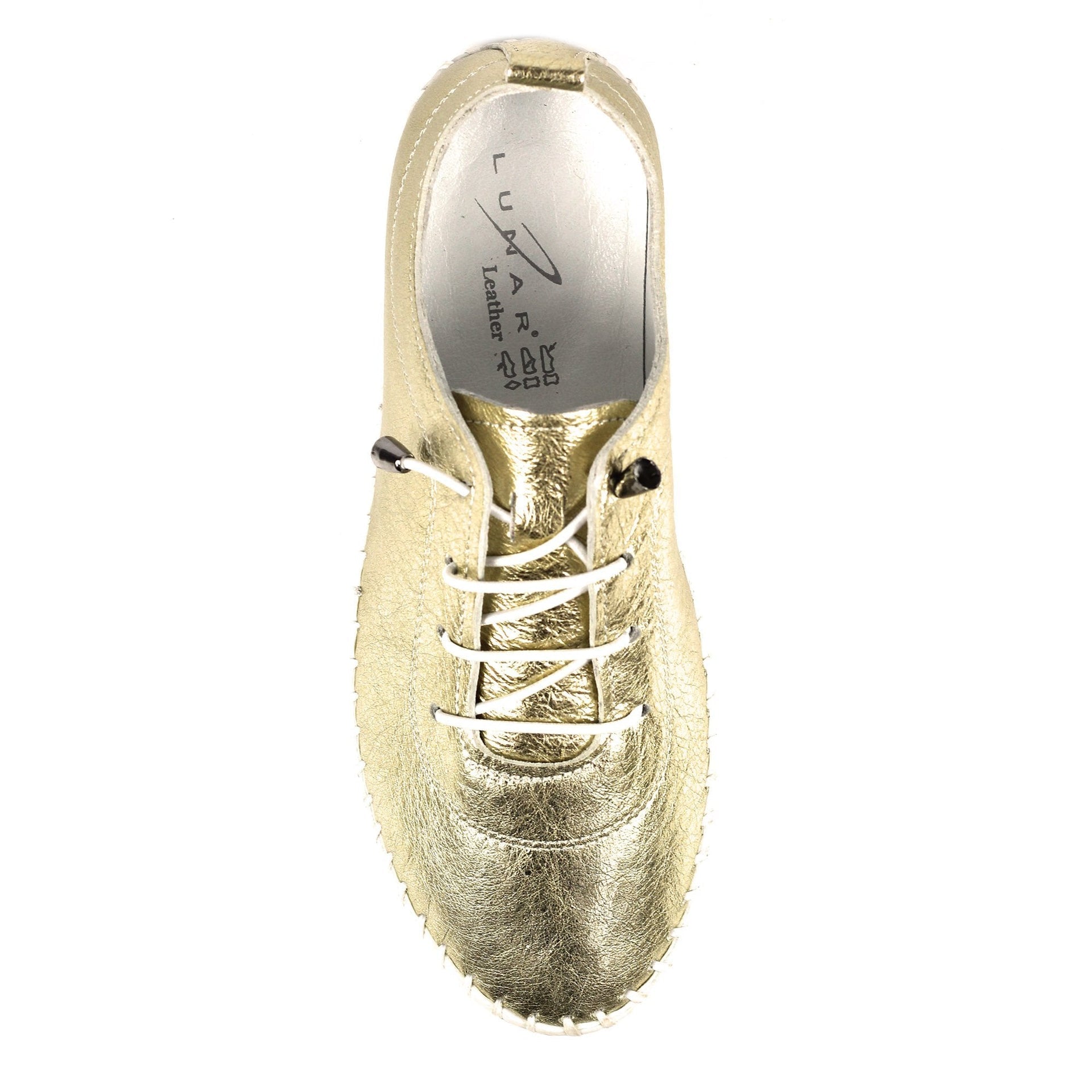St. Ives Metallic Gold Plimsoll