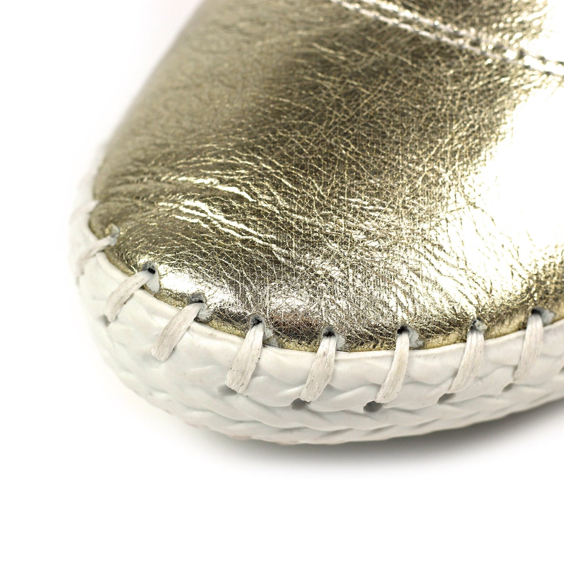St. Ives Metallic Gold Plimsoll