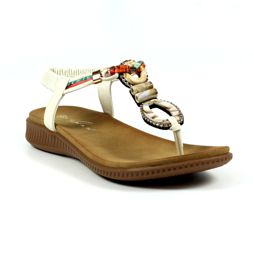 Bunton White Sandal