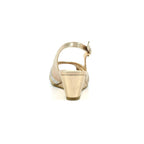 Emmerline Gold Slingback Wedge