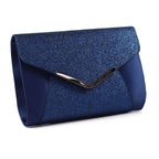 Rowena Navy Clutch Bag