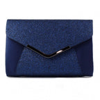 Rowena Navy Clutch Bag