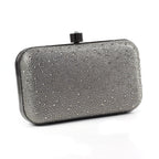 Catalina Dark Grey Clutch Bag