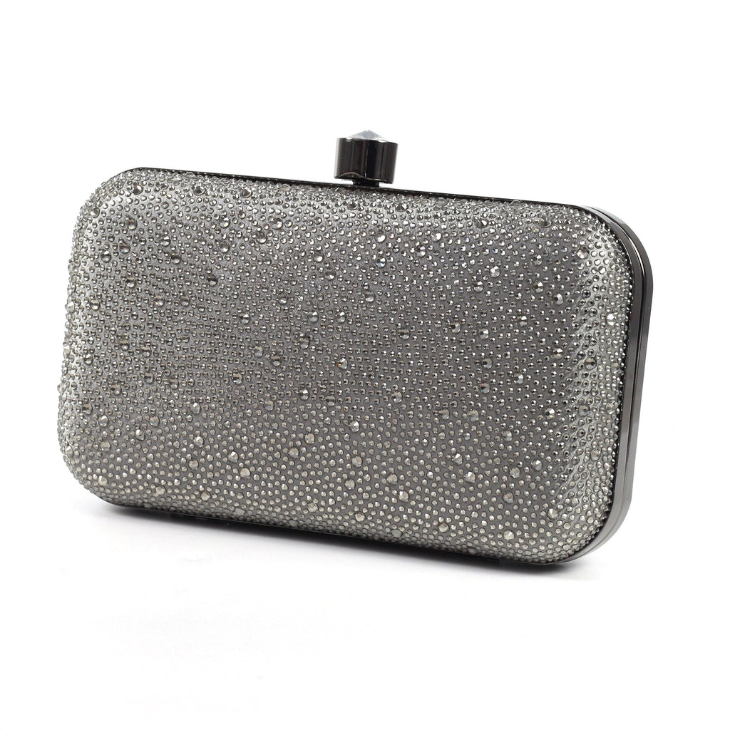 Catalina Dark Grey Clutch Bag
